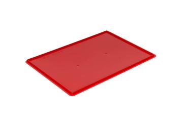 Oplegdeksel 600 x 400 voor Dina rood 600 x 400 mm 