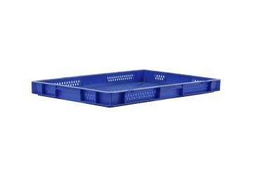 Stacking box Dina 50 3 blue 600 x 400 x 50 mm 