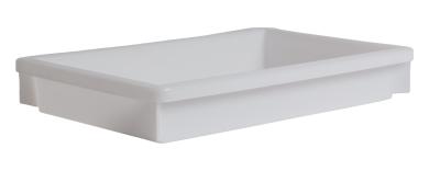Stacking box Break 70 matt white 450 x 295 x 70 mm 