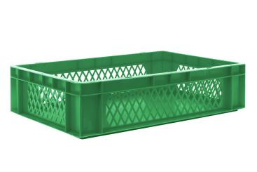 Stacking box Dina 175 2 green 600 x 400 x 175 mm 