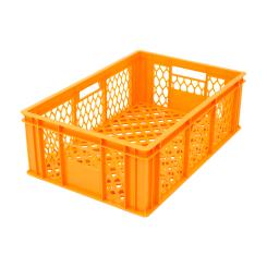 Stacking box Robo 198 yellow-orange 600 x 400 x 198 mm 