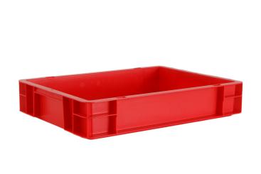 Stacking box Band 75 1 red 400 x 300 x 75 mm 