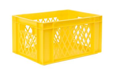 Stacking box Band 210 2 yellow 400 x 300 x 210 mm 