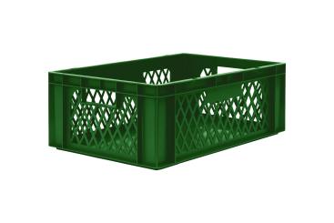 Stacking box Dina 210 2 green 600 x 400 x 210 mm 