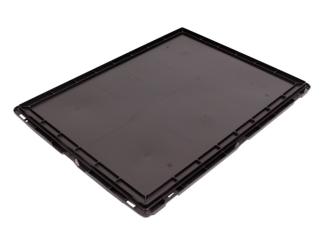 Drop-on lid 800 x 600 black 800 x 600 mm 