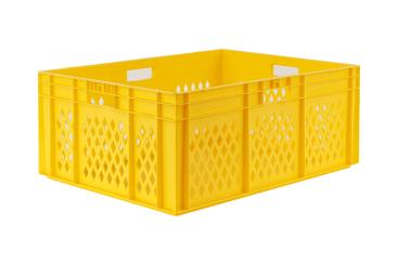 Stapelbak Juist 320 2 geel 800 x 600 x 320 mm 