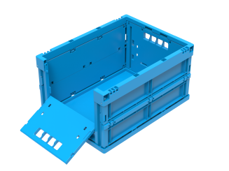 Faltbox Falter 4322 V1 K WALTHER-blau 400 x 300 x 220 mm 