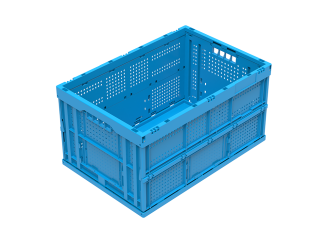 Bac Pliable Falter 6432 V1 L WALTHER-bleu 600 x 400 x 320 mm 