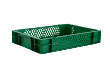 Stacking box Band 75 3 green 400 x 300 x 75 mm 