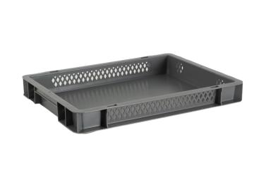 Stacking box Band 50 2 grey 400 x 300 x 50 mm 