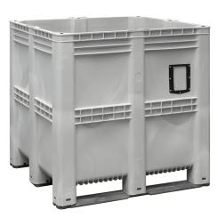 Large rigid container Innobox 1250 1 grey 1300 x 1150 x 1250 mm 