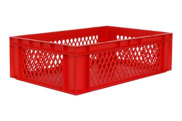 Stacking box Dina 175 2 red 600 x 400 x 175 mm 