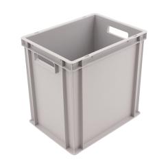 Stacking box Isy 400 DG light grey 400 x 300 x 400 mm 