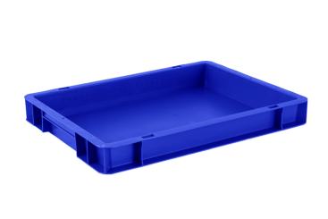 Stacking box Band 50 1 blue 400 x 300 x 50 mm 