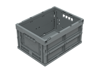 Folding box Folding 4322 V1 dark grey 400 x 300 x 220 mm 