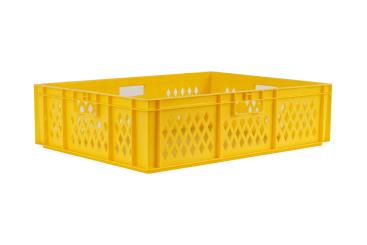 Stapelbak Juist 210 2 geel 800 x 600 x 210 mm 