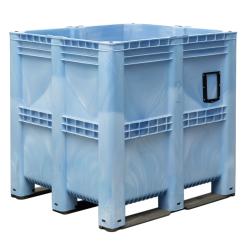 Large rigid container Innobox 1250 1 blue 1300 x 1150 x 1250 mm 