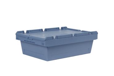 Nestable box Nestro 6417 DU dove blue 610 x 400 x 199 mm 