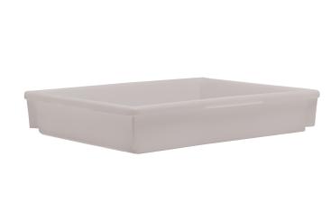 Stacking box Break 82 matt white 465 x 360 x 82 mm 