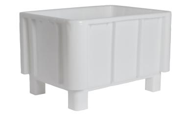 Stacking box Hoss 2 matt white 800 x 600 x 510 mm 