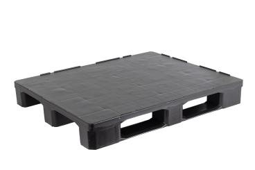 Hygiëne pallet 1210 - 2 reg. antraciet 1200 x 1000 x 160 mm 