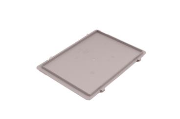 Scharnierdeckel 400 x 300 hellgrau 400 x 300 x 10 mm 