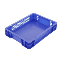 Stacking box Band 75 2 blue 400 x 300 x 75 mm 
