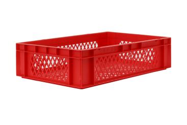 Stacking box Dina 145 3 red 600 x 400 x 145 mm 