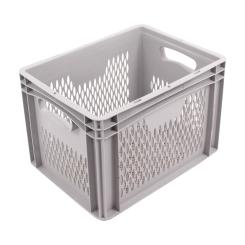 Stacking box Base 4327 2 DG grey 400 x 300 x 270 mm 