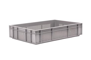 Stapelbehälter Bess 6412 grau 600 x 400 x 125 mm 