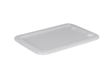 Hooded lid 600 x 400 suitable for Det matt white 600 x 400 mm 