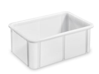 Stacking box Det 6422 matt white 600 x 400 x 215 mm 