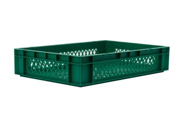 Stacking box Dina 120 3 green 600 x 400 x 120 mm 
