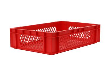 Stacking box Dina 145 2 red 600 x 400 x 145 mm 