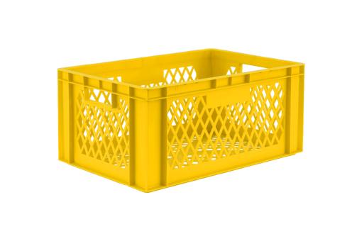 Stacking box Dina 270 3 yellow 600 x 400 x 270 mm 