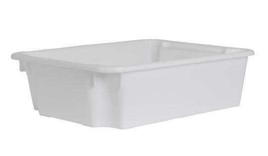 Stapelbehälter Det 8622 mattweiß 800 x 600 x 220 mm 