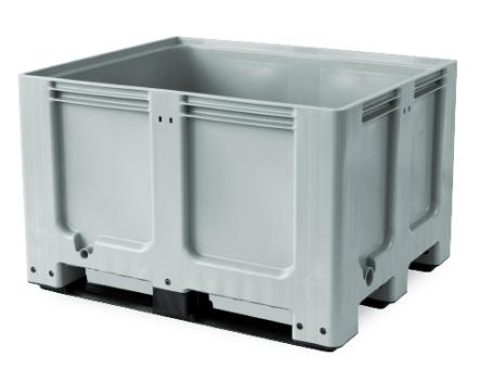 Large rigid container Jumbo 2180 1 grey 1200 x 1000 x 760 mm 