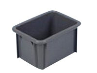 Stacking box Det 4322 grey 400 x 300 x 215 mm 