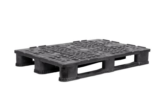 Palette pour lourdes charges 1280 - 1 reg. anthracite 1200 x 800 x 157 mm 