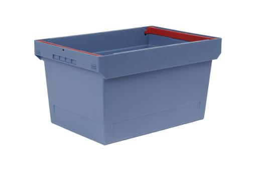 Nestbarer Behälter Nestro 6432 SB taubenblau 600 x 400 x 323 mm 