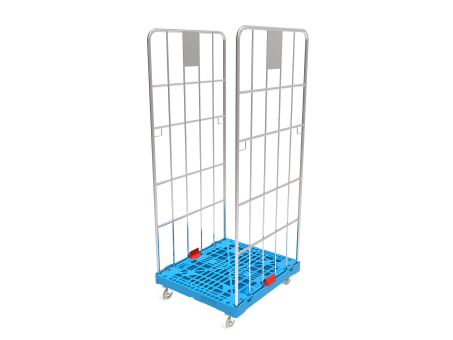 WALTHER Rolcontainer comfort WALTHER-blauw 814 x 722 x 1842 mm 