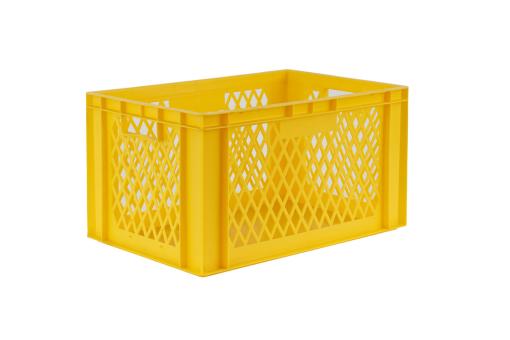 Stacking box Dina 320 2 yellow 600 x 400 x 320 mm 