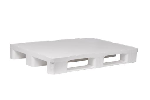 Hygienic pallet 1280 - 2 white 1200 x 800 x 155 mm 