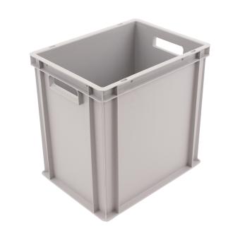 Stacking box Isy 400 DG light grey 400 x 300 x 400 mm 