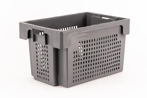 Stack & nest container Tepper 350 2 grey 600 x 400 x 350 mm 