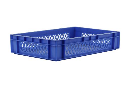 Stapelbak Dina 120 2 blauw 600 x 400 x 120 mm 