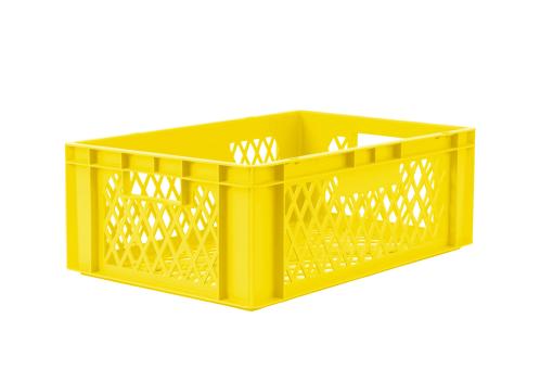 Stacking box Dina 210 3 yellow 600 x 400 x 210 mm 