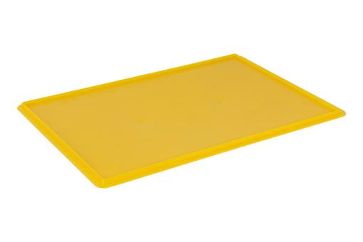 Drop-on lid 600 x 400 suitable for Dina yellow 600 x 400 mm 