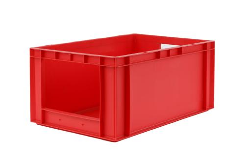 Stacking box Dina 270 4 red 600 x 400 x 270 mm 