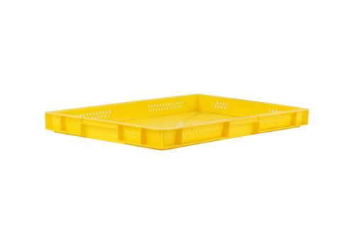Stacking box Dina 50 3 yellow 600 x 400 x 50 mm 